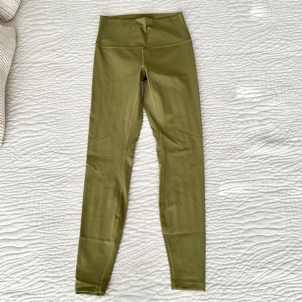 Green Lululemon align High-Waisted Leggings